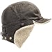 Best Pilot Trooper Aviator Cap Faux Leather Hat Ushanka Trapper BROWN 7 3/8
