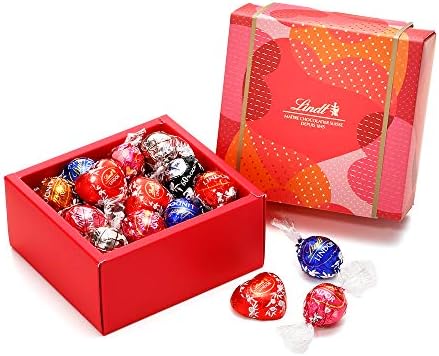 リンツ (Lindt) チョコレート バレンタイン リンドールクラシックギフトボックス 20個入り ショッピングバッグS付