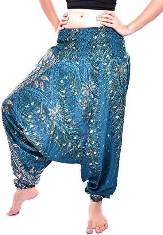 Peacock Boho Harem pants &amp; Jumpsuit Harem pants for Man &amp; Women