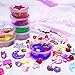 Habbi 180pcs Slime Charms Cute Set Mixed Candy Sweet Food Slime Beads Assorted Resin Flatback Cabochons for DIY Scrapbooking Crafts