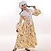 GRACEART Colonial Girls Dress Prairie Pioneer Costume 100% Cotton (Yellow,Size-10)