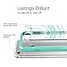 SmartLegend iPhone 8 Case/iPhone 7 Case, Girls Women Slim Anti-Slip Clear Soft TPU Bumper + Hard PC Back Shockproof Full-Body Protective Cover for iPhone 7/8- Mint Mandala