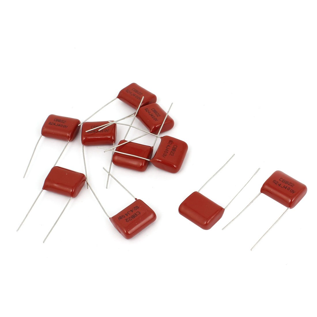 Sourcingmap CBB22 400V 824J 0.82uf 5% Tolerance Through Hole Polypropylene Film Capacitors