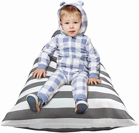 MHJY Stuffed Animal Storage Bean Bag Chair for Kids Toy Storage Organizer Sack Plush Toys Bean Bag Cover Lounger Bed