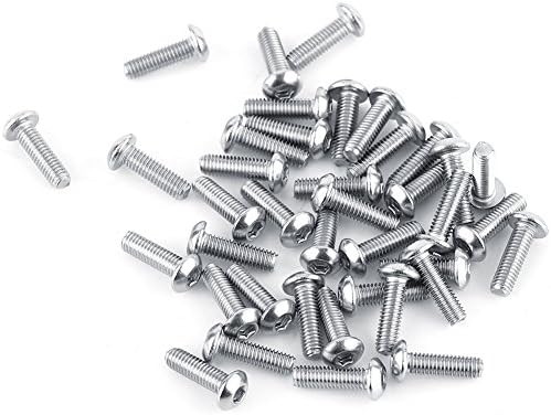 100Pcs/Lot M3 Button Head Hex Socket Stainless Steel SS304 Hexagon Machine Screw Bolt Fastener Assortment Kit