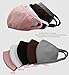 Famixyal Top Quality 2 Pcs Fashion Three Ply Activated Carbon Cotton Warm Mask Anti Dust Mask Anti-fog Mask Earloop Face Mask Safety Respirator Particle Respirator Home and Surgical Face Masks Filter Antivirus Bacteria Fog Haze Protective Guaze Mask
