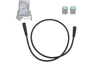 YUYUEMI Ebike Female to Female Connector Cable for Bafang Display 22.7In Electric Bike Extension Cable 5 Pin Adapter Wire Waterproof Connector Cable