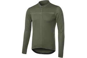 ARSUXEO Men's Cycling Jersey Long Sleeve Slim Fit Bike Jersey Biking Bicycle Cycling Shirt