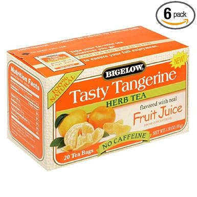 Bigelow tasty tangerine herb tea (072310010123)