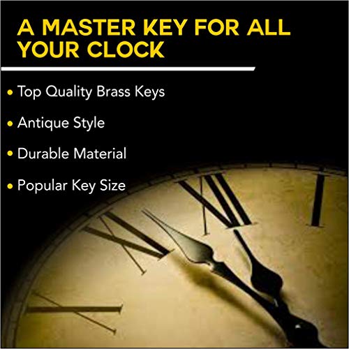 Brass Blessing : Clock Winding Key - Brass (Even) Antique and Grandfather Key (Even) (5024) - Thumbnail 2