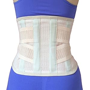 つらい腰を強力サポート AIRLIFT 腰椎固定ベルト 腰用ハードコルセット Mサイズ 男女兼用