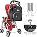 Diaper Bag Backpack with USB Charging Port and Stroller Straps, Maternity Nappy Bag with Insulated Feeding Bottle Pockets & Changing Pad Pocket, Waterproof Travel Backpack (Dark Grey)