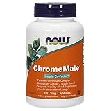 NOW Chromemate, 180 Capsules (Pack of 2)
