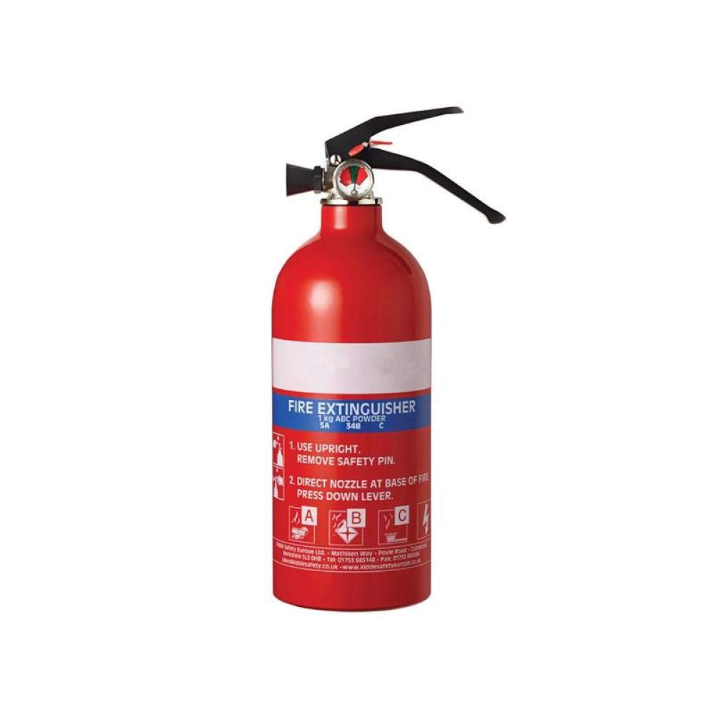 Kidde KS1KG Multi-Purpose Fire Extinguisher, Red, 1 kg (285 x 95 x 125 mm)