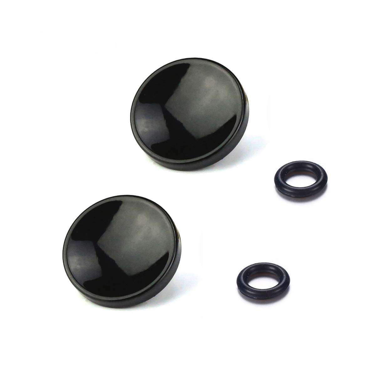 LXH 2 PCS Black Metal Concave Surface Camera Soft Release Button Finger Touch Compatible With Fujifilm XT20/10 X100F X-T2 X100T X-PRO2/1 X-E2S X100S X10/20/30 X-E1/2