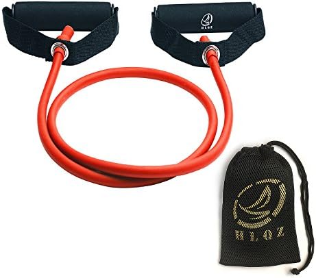 Leesion Single resistance tube, exercise resistance band rubber material suitable for gym training, physiotherapy, home exercise portable resistance band