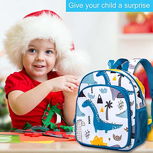 CCJPX Toddler Backpack, 12.5” Dinosaur Preschool Bookbag for Boys Cute