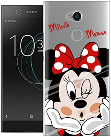 Sony Xperia L2 Case,Jilika TPU Soft Painted Patterns Full Protection of The Phone Cover Case for Sony Xperia L2 (Minnie)