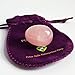 Polar Jade Rose Quartz Yoni Egg, Undrilled, Small Size, Pink Love Stone, for Women for Strengthening Pelvic Floor Muscles and for Countering Stress Adult Urinary Incontinence (Small (35x25mm))