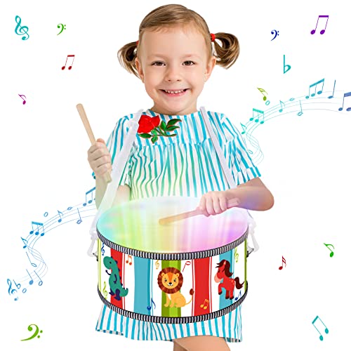 OATHX Kids Drum Set for Toddlers Ages 135/Wooden Snare Drum Kit