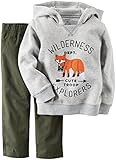 Carter's Boys 2 Pc Playwear Sets 249g273, Heather, 3T
