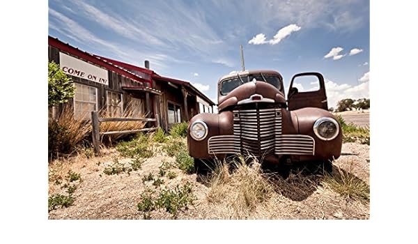 Amazon Com Yeele 9x6ft Wild West Rusty Vintage Classic Car