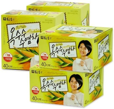 Amazon とうもろこしのひげ茶60ｇ 1 5ｇ 40 ｘ４箱 ティーバッグ タムト コーン茶 通販