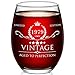 AOZITA 40th Birthday Gifts for Women and Men - 15oz Wine Glass - 40th Birthday Decorations for Women - 40th Anniversary, Bday Gift Ideas for Her, Mom, Dad, Husband, Wife - 40 Years Gifts