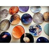 30 SOLAR SYSTEM PLANETS small 1.5" Edible Decorative Wafer Paper Toppers &copy; GALAXY UNIVERSE STARS CUPCAKE TOPPERS Decorations Birthdays Party Supplies