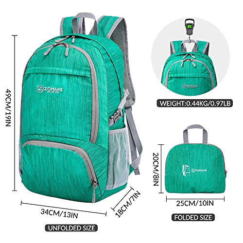 zomake 30l lightweight packable backpack