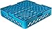 Carlisle FoodService Products Opticlean Flatware Rack Dishwashing Tray for Kitchens and Restaurants, Plastic, 18.25 Inches, Blue
