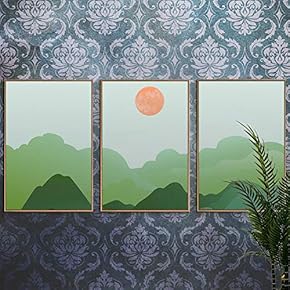 3 Piece Framed Canvas Wall Art for Living Room, Bedroom Nordic Style Theme Canvas Prints for Home Decoration Ready to Hang - 16"x24"x3 Panels
