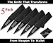 FIVE Credit Card Knife Survival Life Stainless Steel Discreet Folding Multi-functional Knife