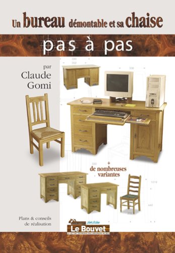 Un  bureau démontable et sa chaise