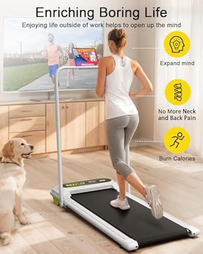 Walking Pad Under Desk Treadmill, Portable Mini Treadmill Walking