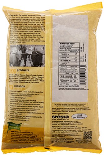Organic Toor Dal - Organic Split Pigeon Peas (Toor Dal) -USDA Certified Organic - European Union Certified Organic -Pesticides Free - Adulteration Free - Sodium Free - 4 Lbs - 24 Mantra Organic