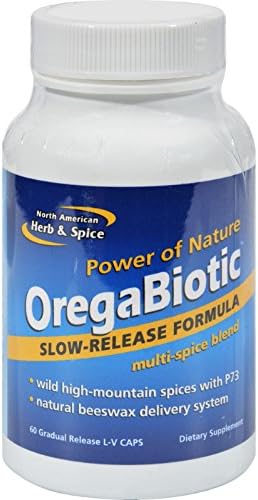 2Pack! North American Herb and Spice OregaBiotic - 60 Vegetarian Capsules