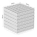 Xtozon 5MM 216 Pieces Magnetic Sculpture Cube Building Blocks Toys for Intelligence Learning, Magnet Executive Desk Toys and Stress Relief Toys for Adults (Silver)