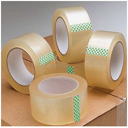 Clear Packing Tape 2" x 110 Yards Strong Heavy Duty Sealing Adhesive Tapes for Moving Packaging Shipping Office and Storage 1 Roll