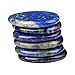 TGS Gems® Lapis Lazuli Carved Thumb Irish Worry Stone Healing Crystal Free Pouch Sold by 1pcs