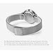 JULIUS Men’s White Dial Mesh Stainless Ultra Thin Stylish Quartz Watch Fashion Elegant Wristwatch