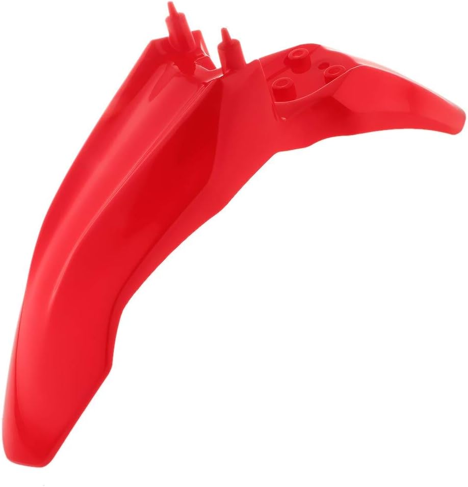 70Cm Motorcycle Front Rear Mudguard Cycling Fender Front Shield Mud Guard For Honda Crf 110 (Red 70Cm)