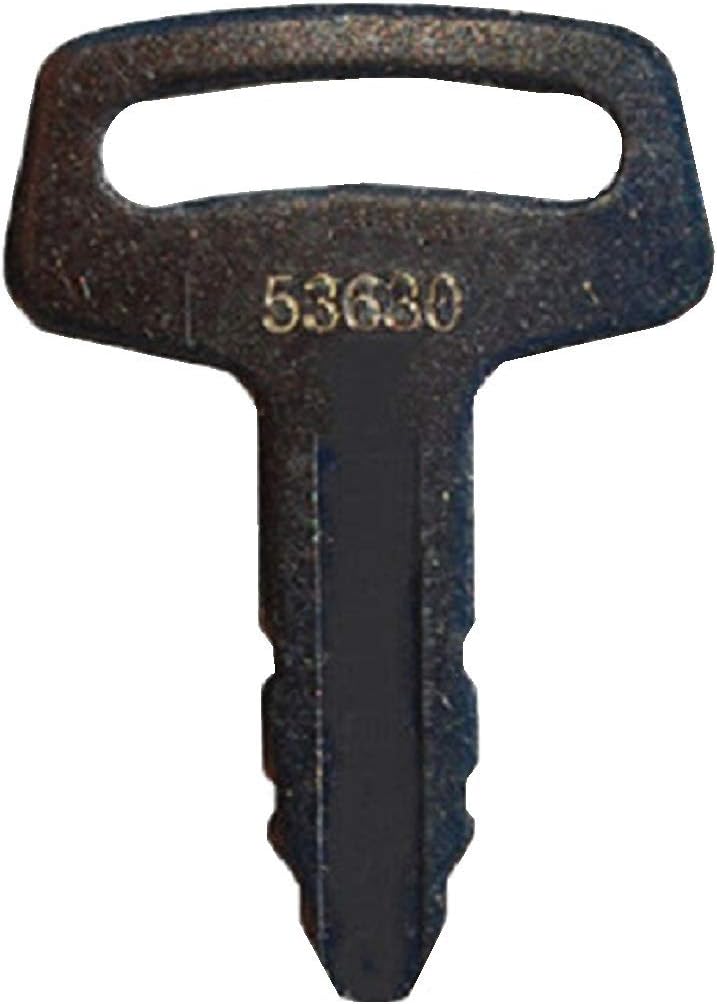 2 Keyman Replacement Ignition Keys Made to fit Kubota Loader & Mini Excavator-Thomas Skid Steer (Gas)