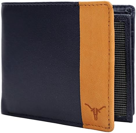 Hidekraft Blue Leather Men's Wallet