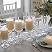 Sidith Clear Glass Pillar Candle Holder, Dual Use Taper Candle Stand for Pillar or Taper Candlesticks (2 Pack) (5.5