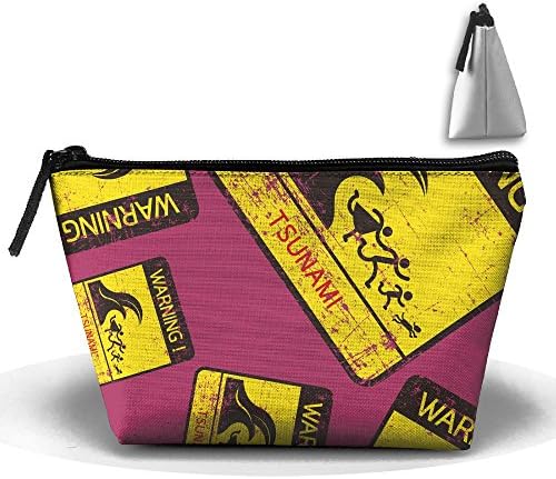 Wave Sunami Storm Funny Unisex Zipper Multifunction Toiletry Bag Portable Handy Buggy Bag