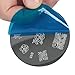 Queentools Nail Stamping Plates with 182 Images for Nail Polish Nail Decoration Nail Art, Storage Case Included