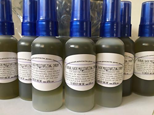 Herbal Hair Moisturizing "Syrum", Ditlihi Originals™ (FOR DRY OR DAMAGED HAIR) 4-PACK