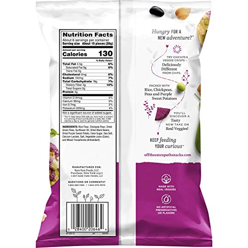 Off the Eaten Path, Chickpea Veggie Crisps, 6.25oz
