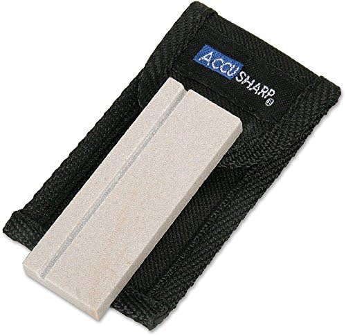Accusharp 024C 3-Inch Natural Arkansas Sharpening Stone with Pouch 3-Pack